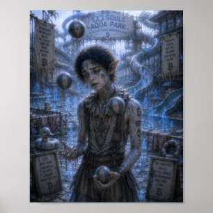 Poster Tristesse / Jongleur / Parc Aquatique