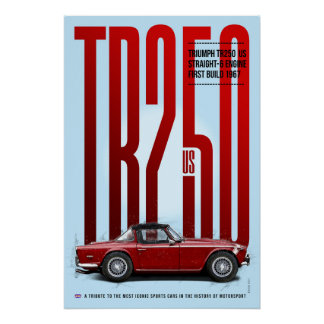Poster Triumph TR250