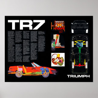 Poster Triumph TR7 Engineering