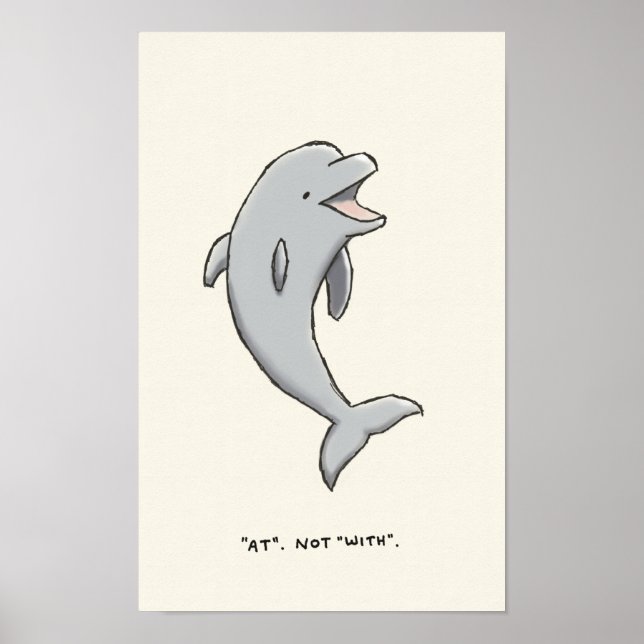 Poster trivia dauphin (Devant)