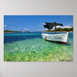 Poster Trogir, Croatie
