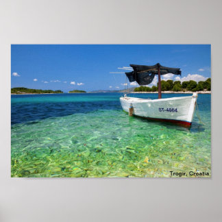 Poster Trogir, Croatie