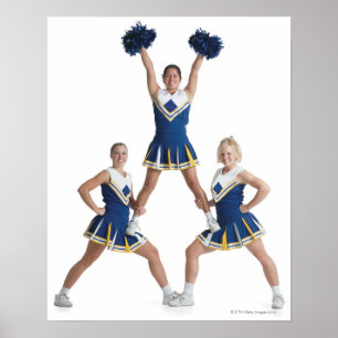 Poster trois adolescentes chanteuses caucasiennes