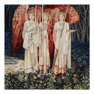 Poster Trois Anges, William Morris Tapestry