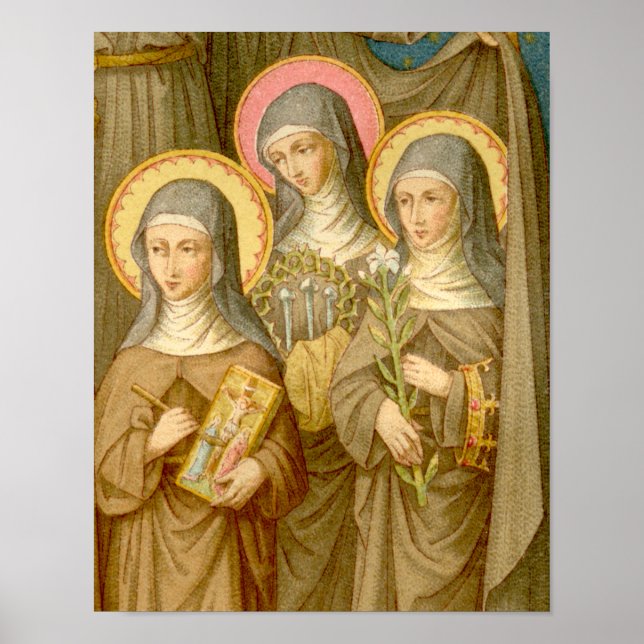 Poster Trois autres pauvres saints Clare (SAU 027) 11"x14 (Devant)