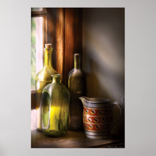 Poster Trois bouteilles de vin