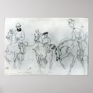 Poster Trois cavaliers