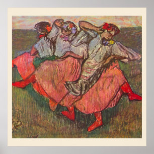 Poster Trois danseuses russes par Edgar Degas