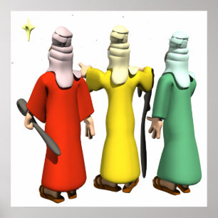 Poster Trois hommes sages