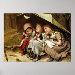 Poster "Trois petits chatons"