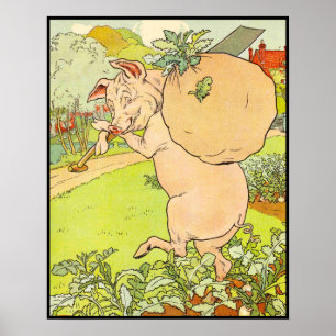 Poster Trois petits cochons : J'ai les Turnips