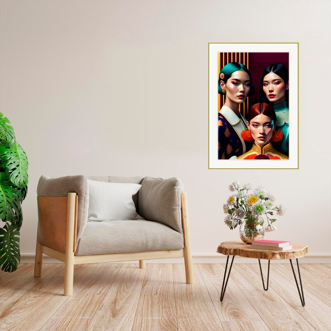 Poster Trois Soeurs - Art en toile Imprimer (Créateur téléchargé)