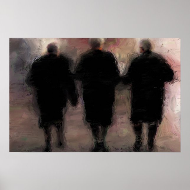 Poster Trois veuves (Devant)