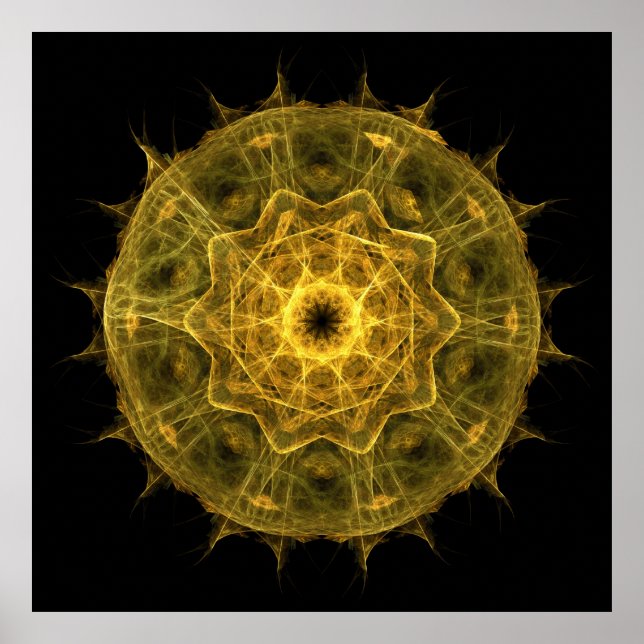 Poster Troisième Chakra - Manipura - Ville des bijoux (Devant)