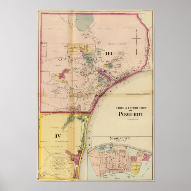 Poster Troisième et quatrième rangs de Pomeroy (Devant)