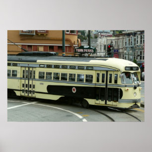 Poster Trolley de San Francisco