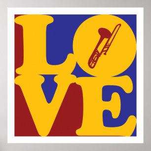 Poster Trombone Love