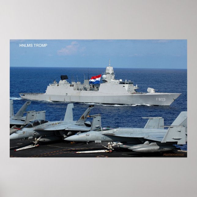 Poster Trompe HNLMS (F-803) (Devant)