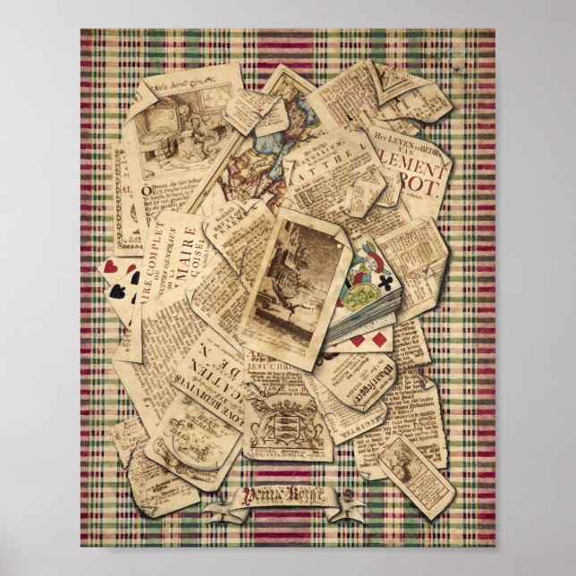 Poster Trompe l’oeil | Adriaan Doesjan (Devant)