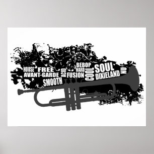 Poster Trompette et styles