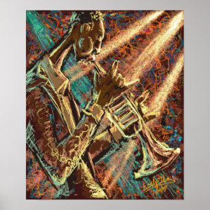 Poster Trompette JAZZ