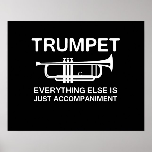 Poster Trompette...Tout le reste n'est qu'un accompagneme (Devant)