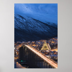 Poster Tromso Norvège