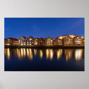 Poster Trondheim Norvège