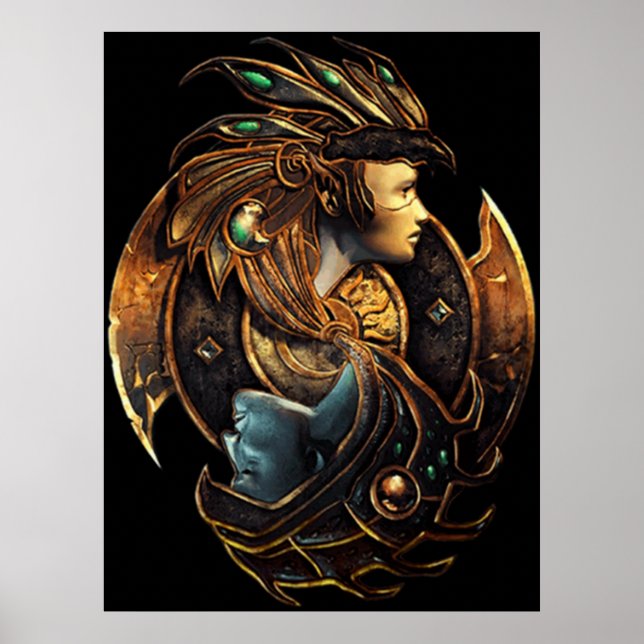 Poster Trône De Baldurs Gate De Mythologie Bhaal (Devant)