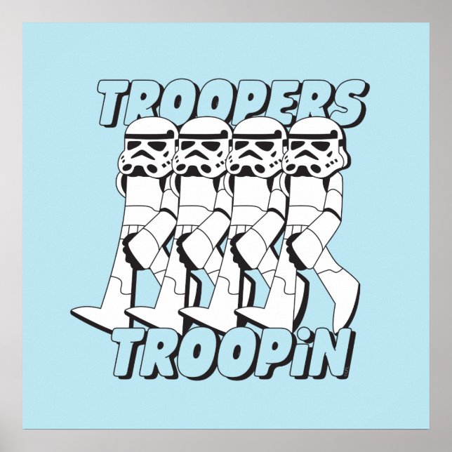 Poster Troopers Troopin Cartoon Graphic (Devant)