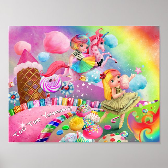 Poster Trop Trop Yummy (Devant)