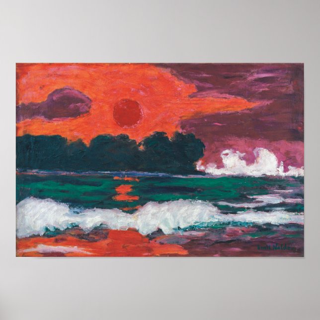 Poster Tropensonne | Emil Nolde | (Devant)