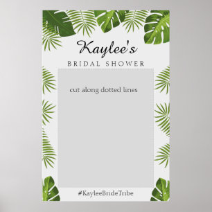 Poster Tropical Party Photo Booth Frame