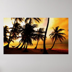 Poster Tropical Sunset