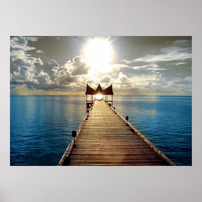Poster Tropical Sunset Grand (Devant)