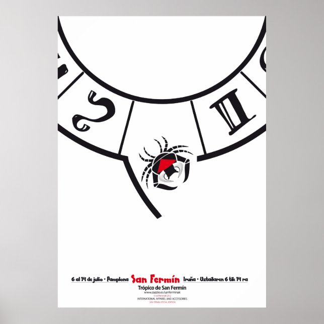 Poster Trópico de San Fermin (Devant)