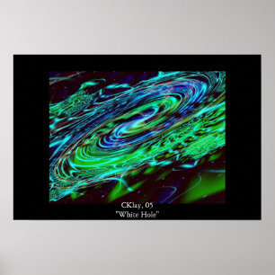 Poster Trou blanc