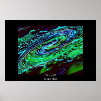 Poster Trou blanc
