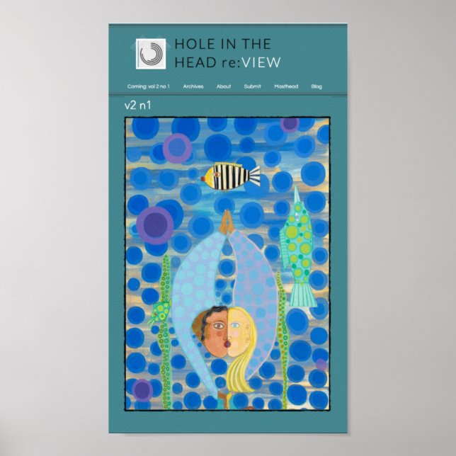 Poster Trou dans la couverture de l'examen en tête volume (Devant)