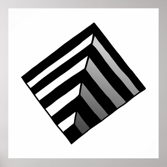 Poster Trou d'illusion optique (Devant)