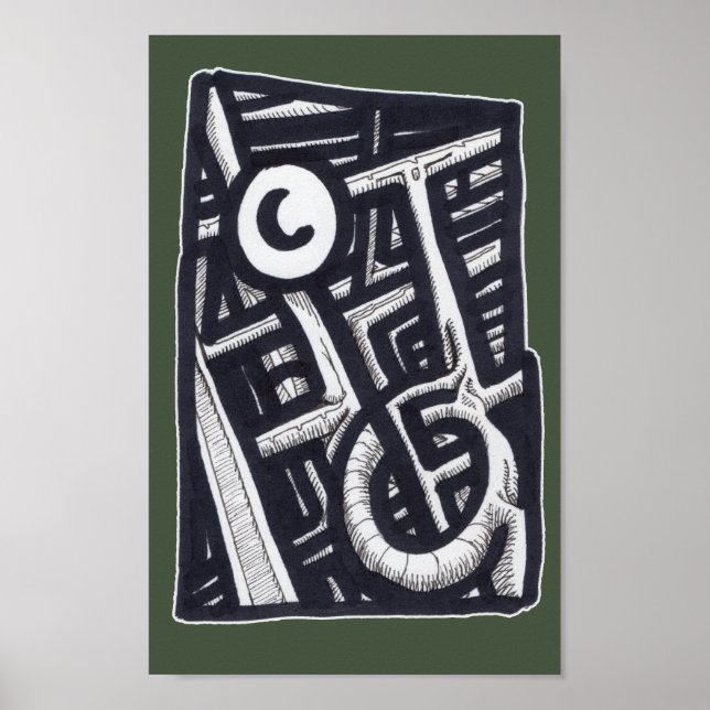 Poster Trou en un ? (Devant)