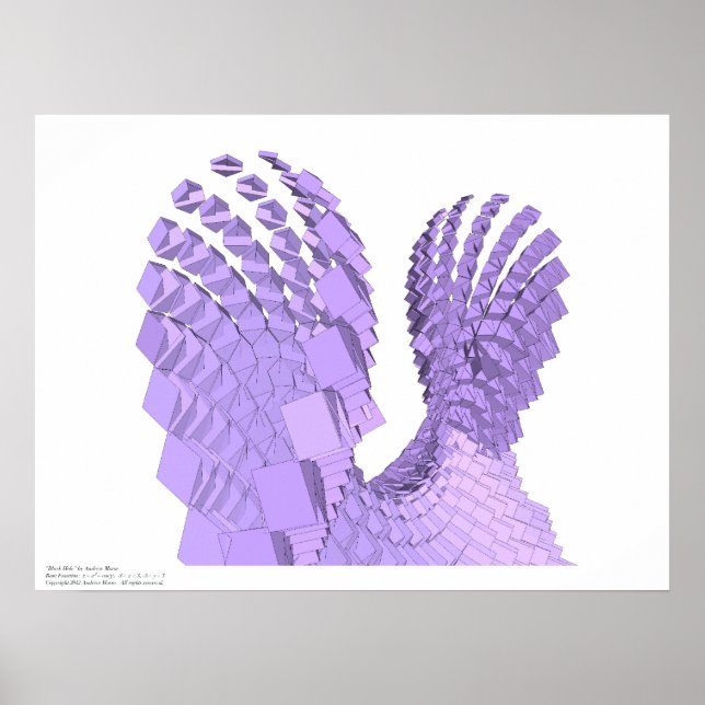 Poster Trou noir - Expression programmatique (Devant)