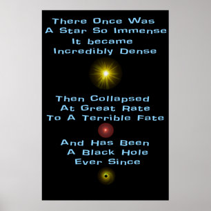 Poster Trou noir Limerick