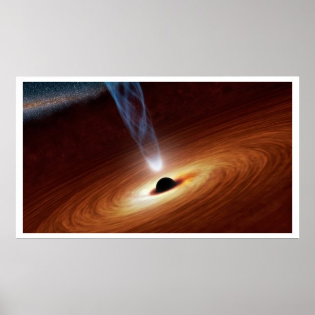Poster Trou noir supermassif (Devant)