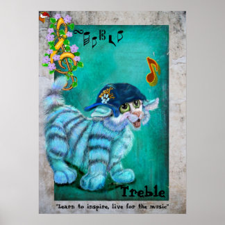 Poster Trouble avec l'affiche Treble