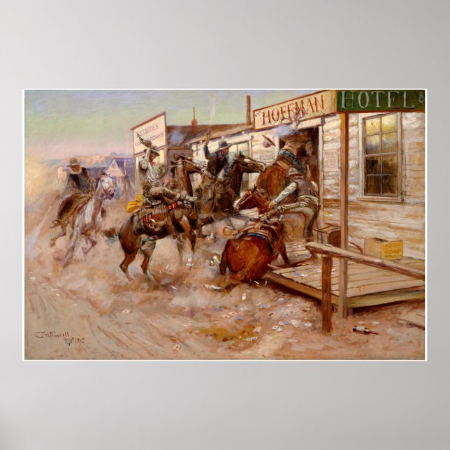 Poster Trouble Sur L'Affiche De L'Hôtel (Devant)