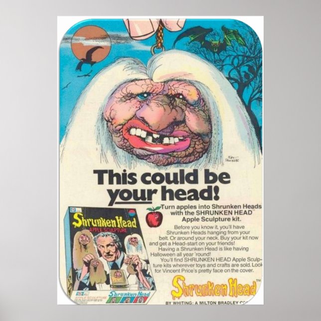 POSTER TROUSSE EN TÊTE DE POMME BRÛLÉE (Devant)