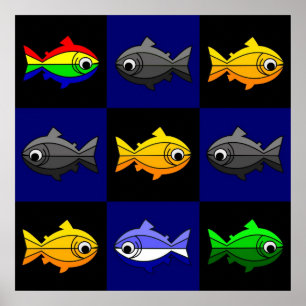 Poster Trousses arc-en-ciel