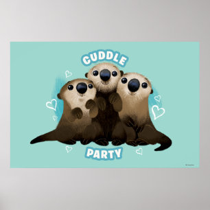 Poster Trouver des loutres de corail   Fête de câblage