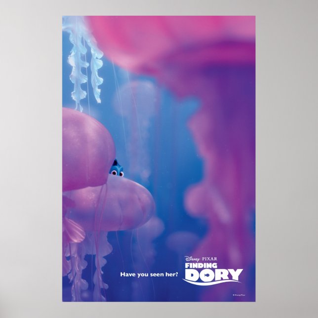 Poster Trouver Dory | Cacher et rechercher - Méduses (Devant)